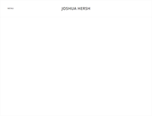 Tablet Screenshot of joshuahersh.com